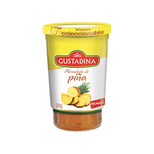 Vaso mermelada piña
